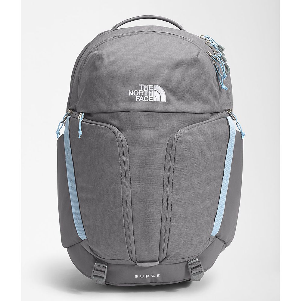 The North Face Backpacks Womens Australia - The North Face Surge Grey / Dark Blue (RBG-729635)